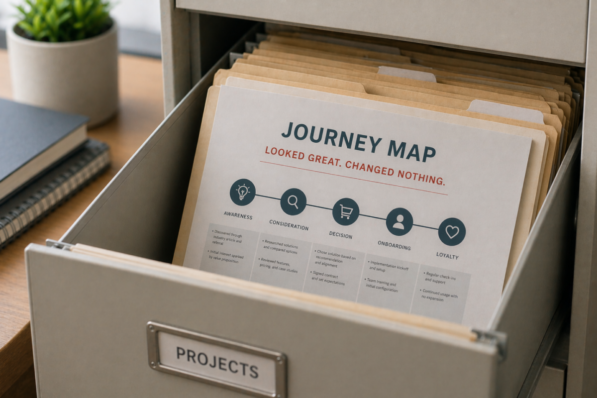 How I use journey maps without making them useless